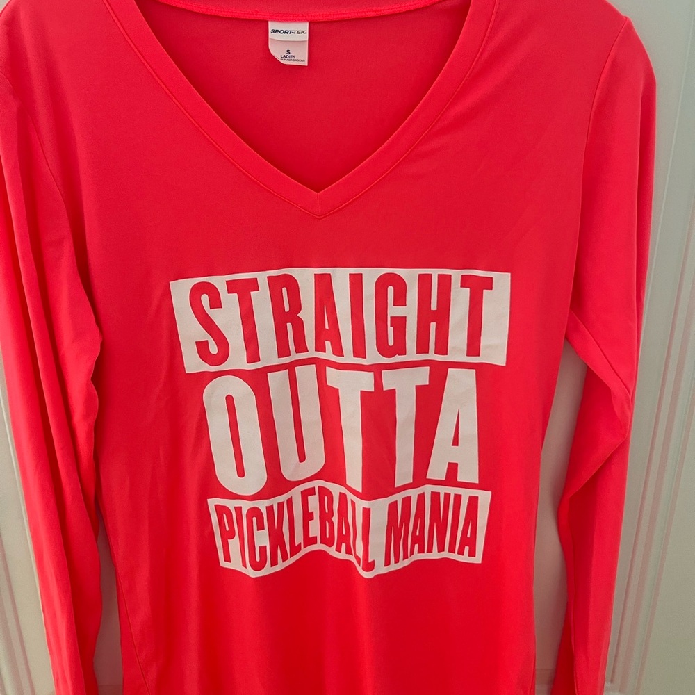 Sport-Tek Neon Pink Ladies Tee